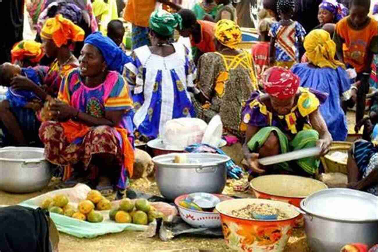 A Lively African Market, Filled With Vibrant Colors, People, And Culture Once Up On A Time On The State Of Africa: White Life Matter