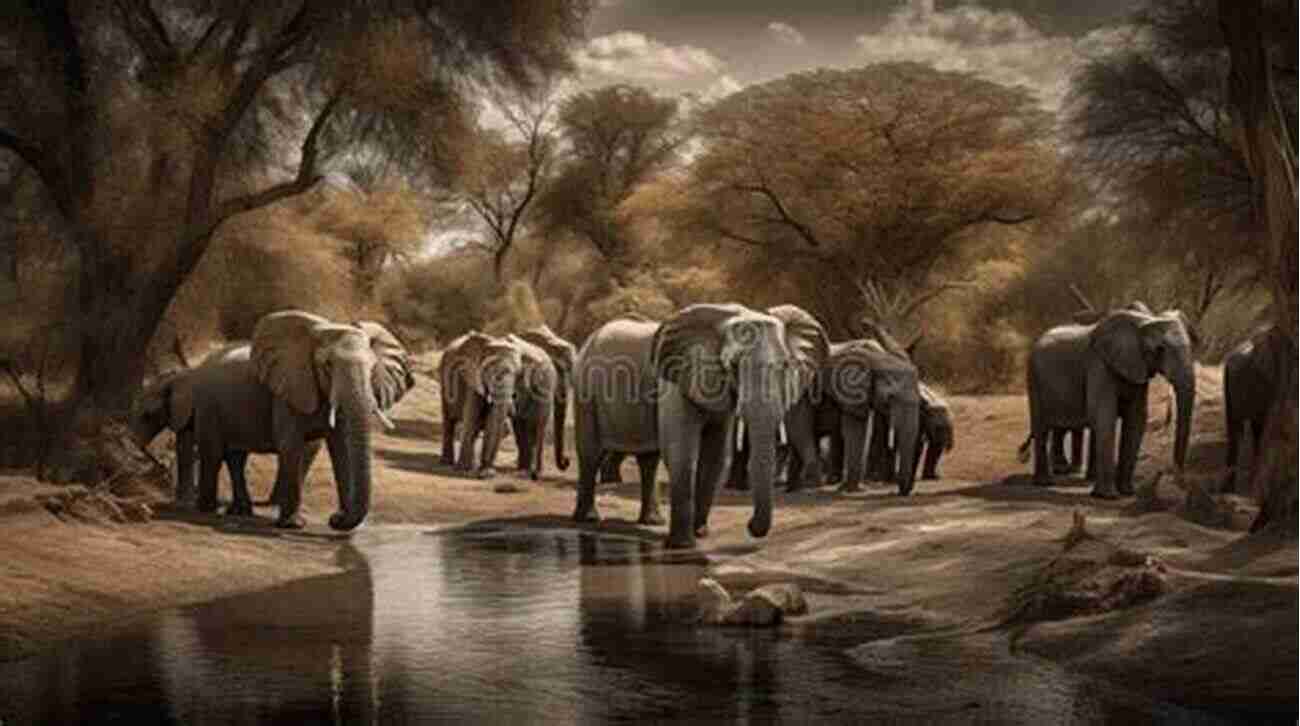 African Elephant In Its Natural Habitat Majestic And Powerful Environment And Inner World Of The Animals