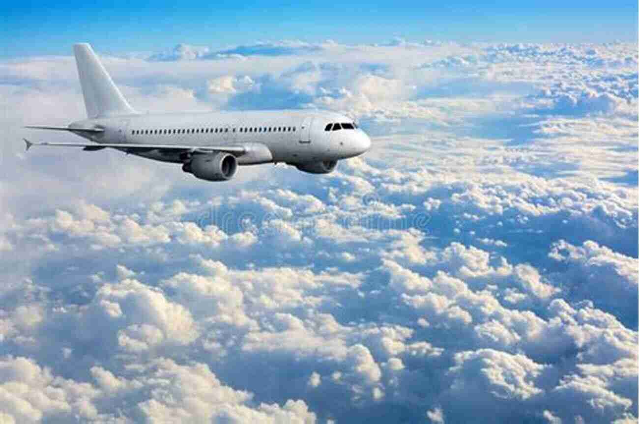 An Aerial View Of An Airplane Soaring High Above The Clouds, Revealing The Marvels Of Human Flight. A Life In The Air