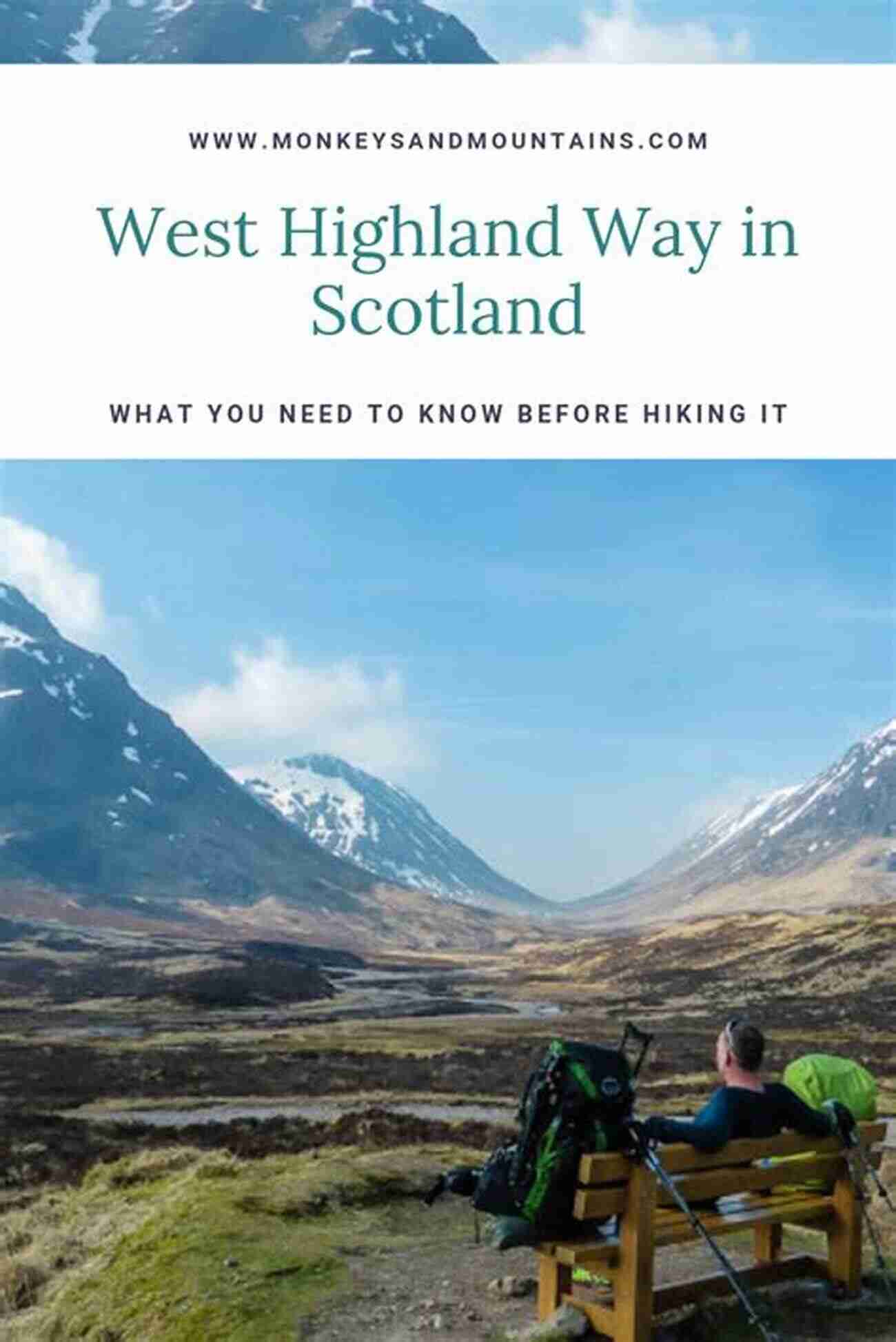 Beautiful Scottish Landscape During A Long Distance Walk Highland Lowland And Island: Three Long Distance Walks In The Scotland