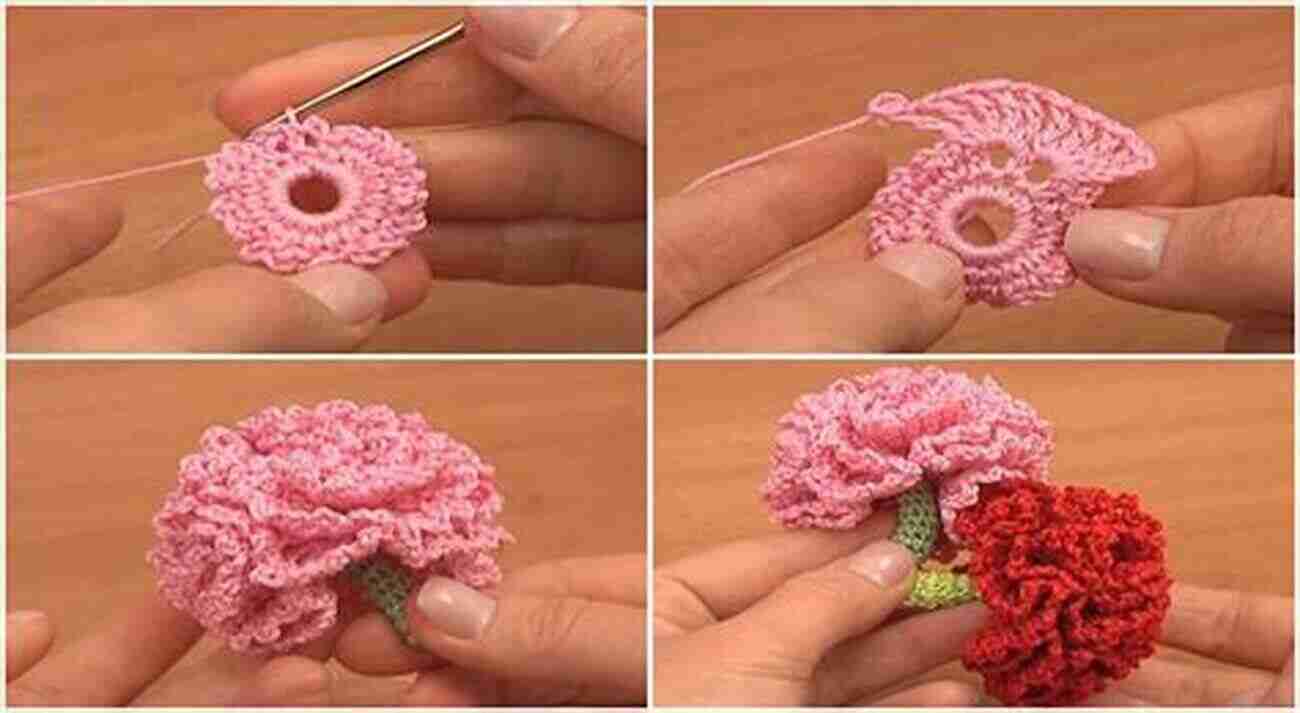 Charming Carnation Crochet Pattern 20 To Crochet: Crocheted Flowers (Twenty To Make)