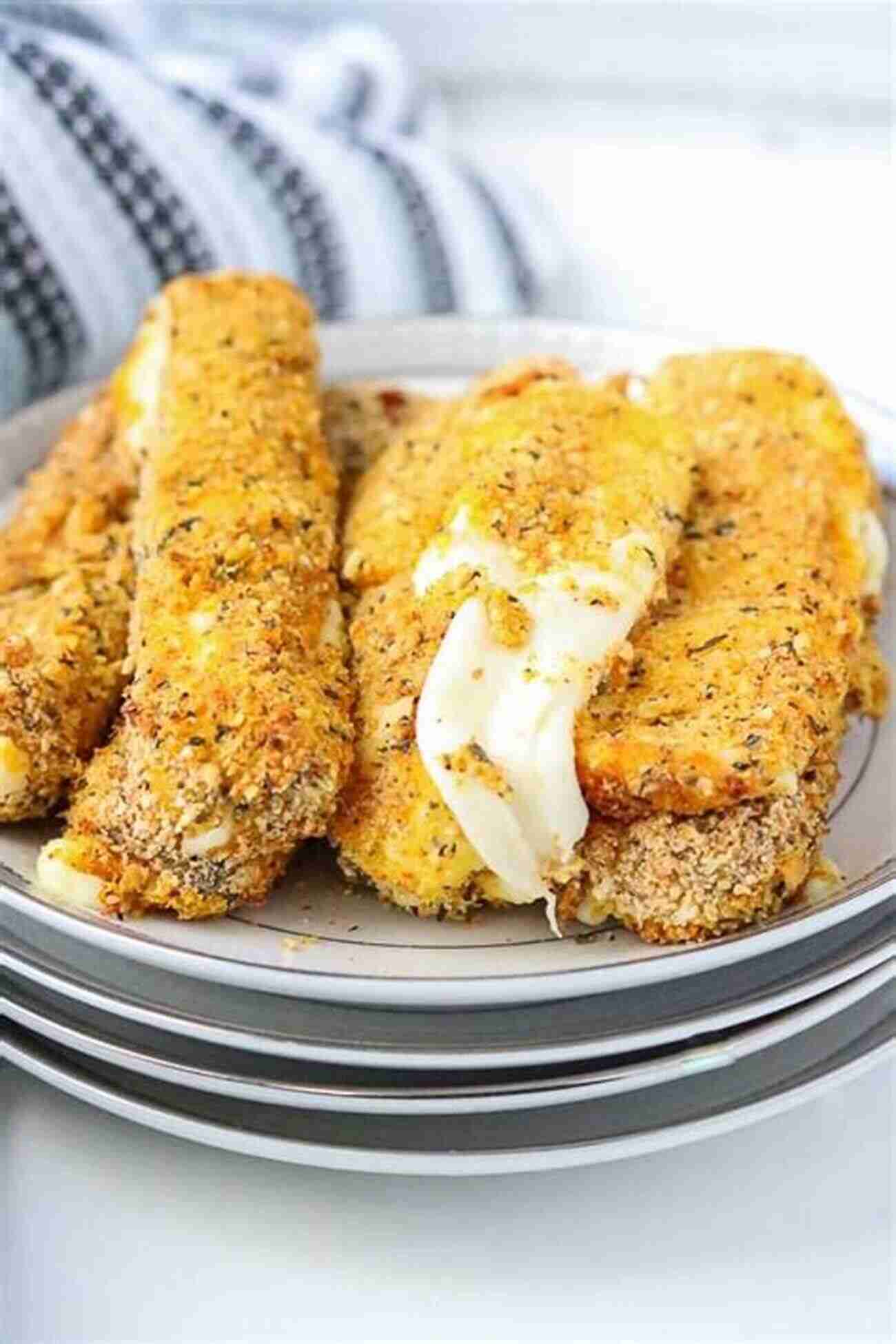 Cheesy Air Fryer Mozzarella Sticks Air Fryer Master: 30 Amazingly Easy Air Fryer Recipes To Roast Bake And Grill Healthy Fried Meals For Any Budget