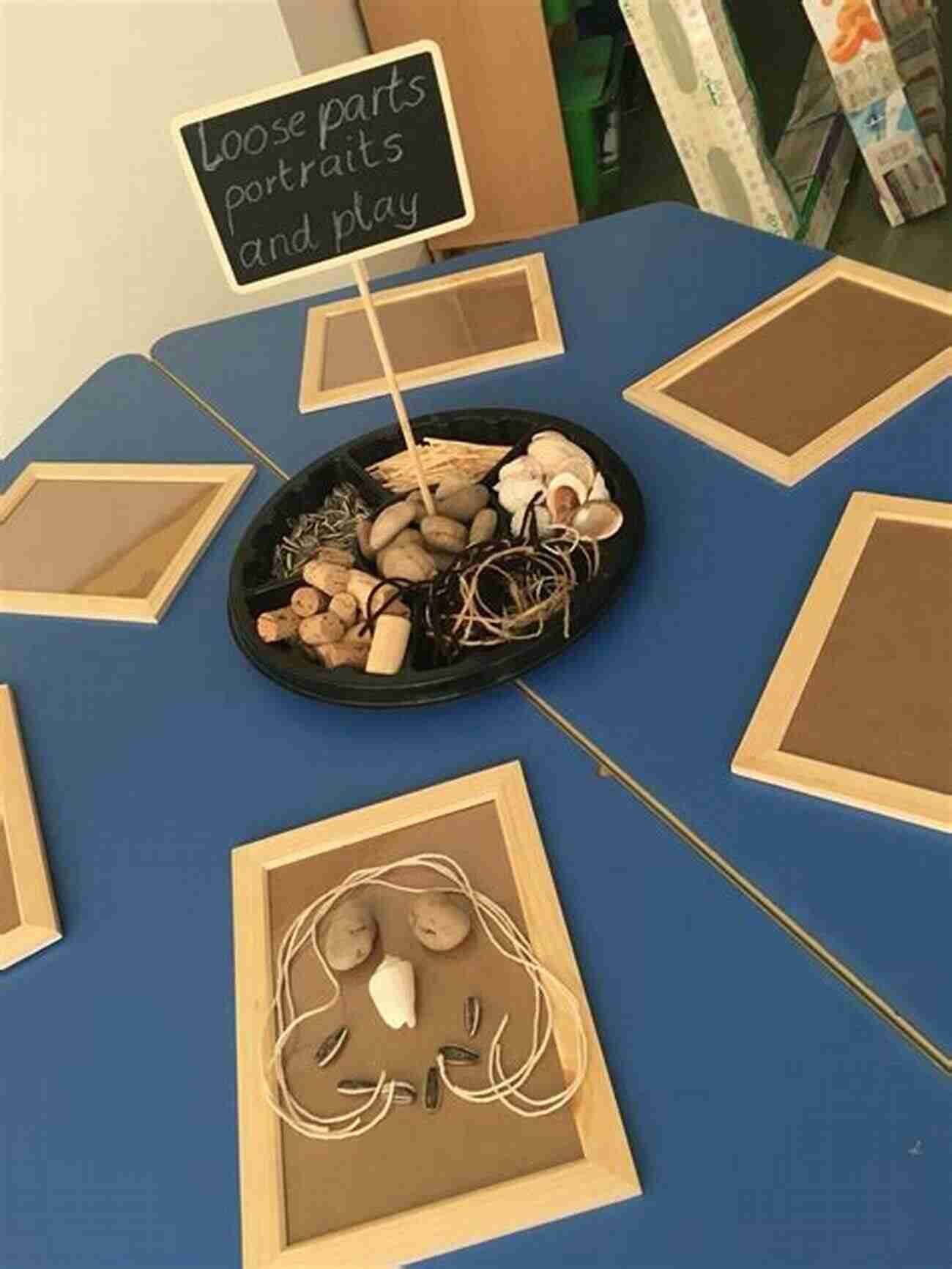 Children Using Learning Loose Parts To Create Their Own Artwork Looking For Learning: Loose Parts