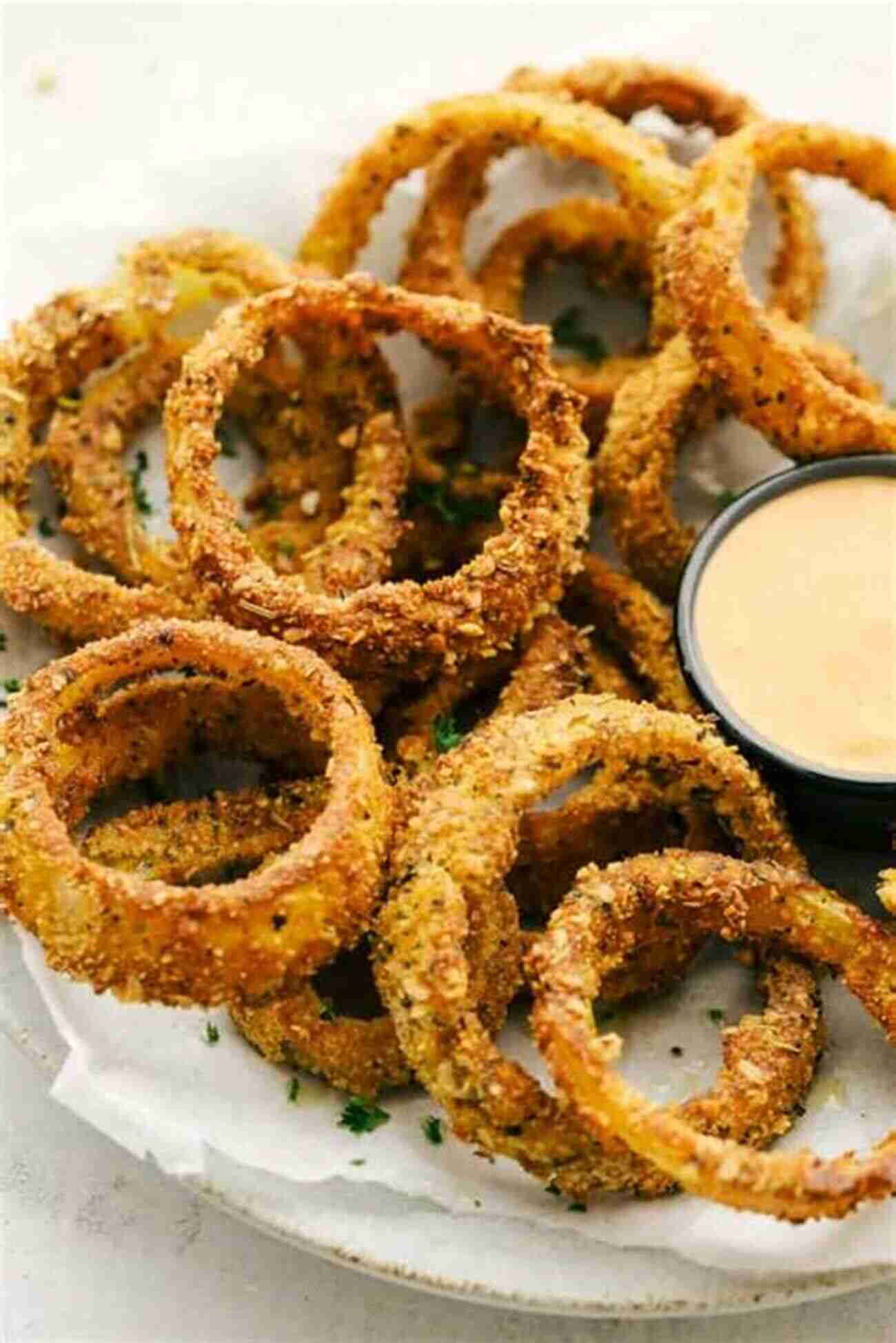 Crispy Air Fryer Onion Rings Air Fryer Master: 30 Amazingly Easy Air Fryer Recipes To Roast Bake And Grill Healthy Fried Meals For Any Budget