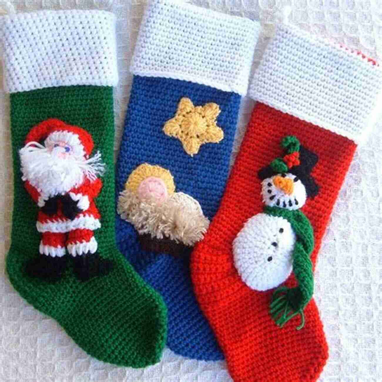 Crocheted Christmas Stockings By Eddie Alfaro Crocheted Christmas Stockings Eddie Alfaro