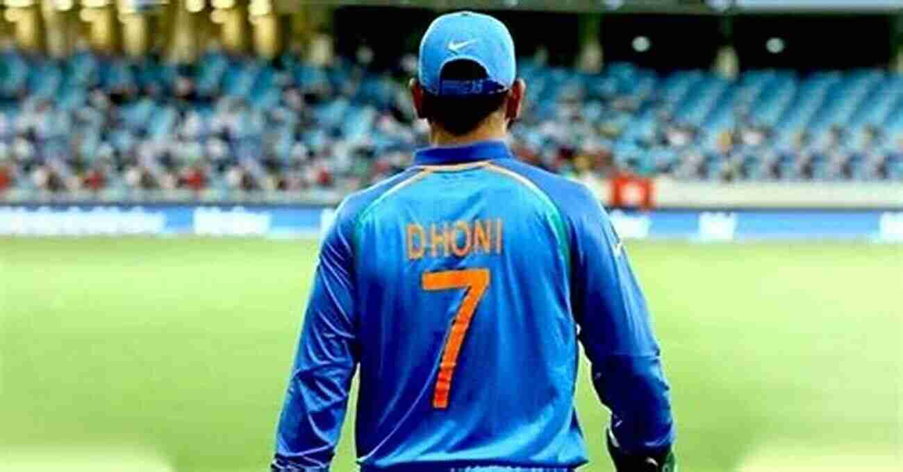 Dhoni Wearing Jersey With Number 7 Standing Tall On The Field JERSEY NO 7 NEVER RETIRES: DHONI AN INSPIRATION