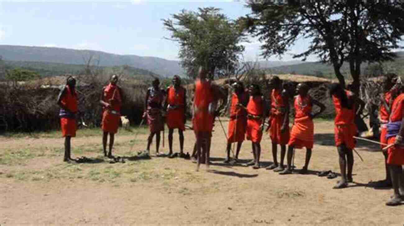 Emilee Hines Participating In A Vibrant Maasai Dance East African Odyssey Emilee Hines