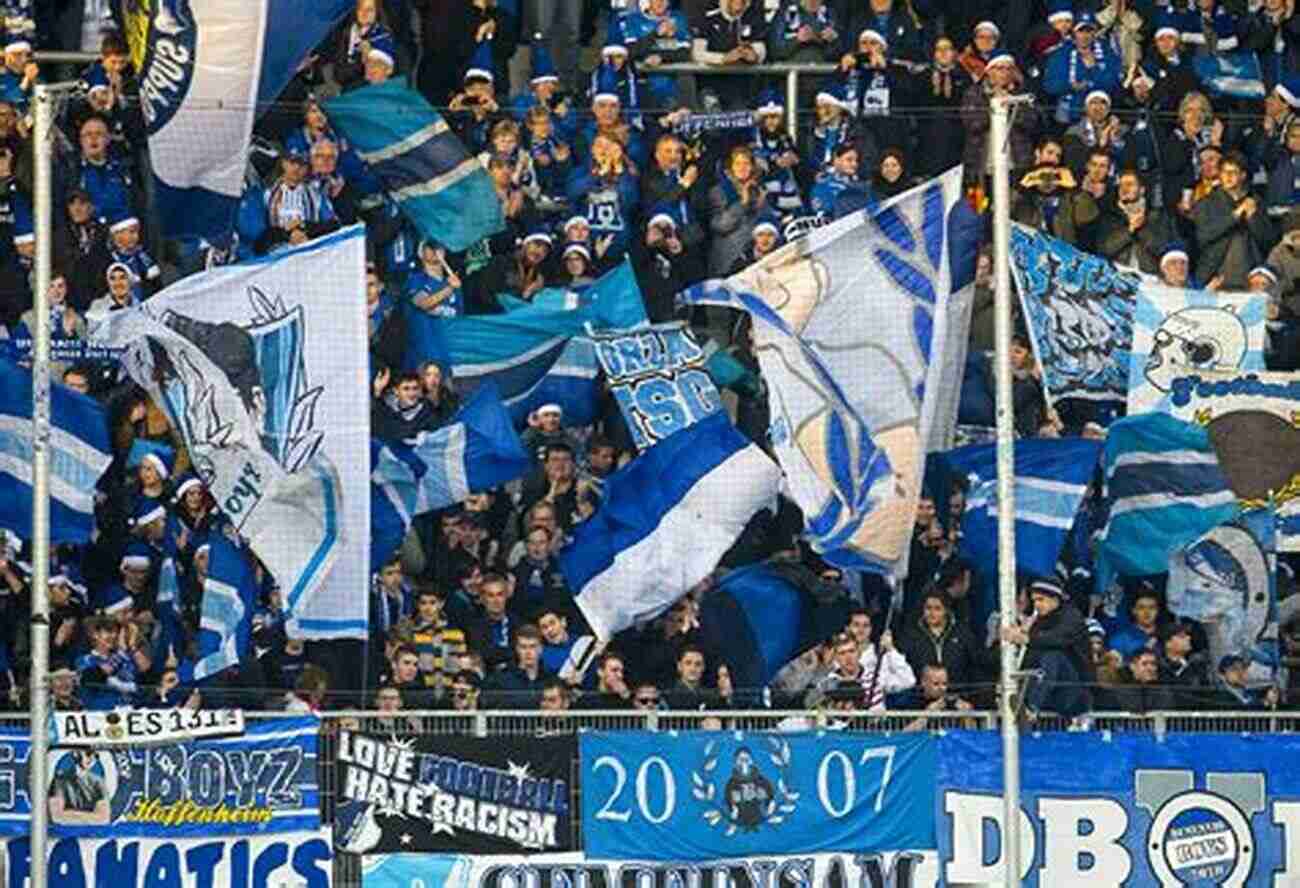 FC Schalke 04 Fan John Alder Celebrating A Victory In The Stadium FC Schalke 04 : An John Alder