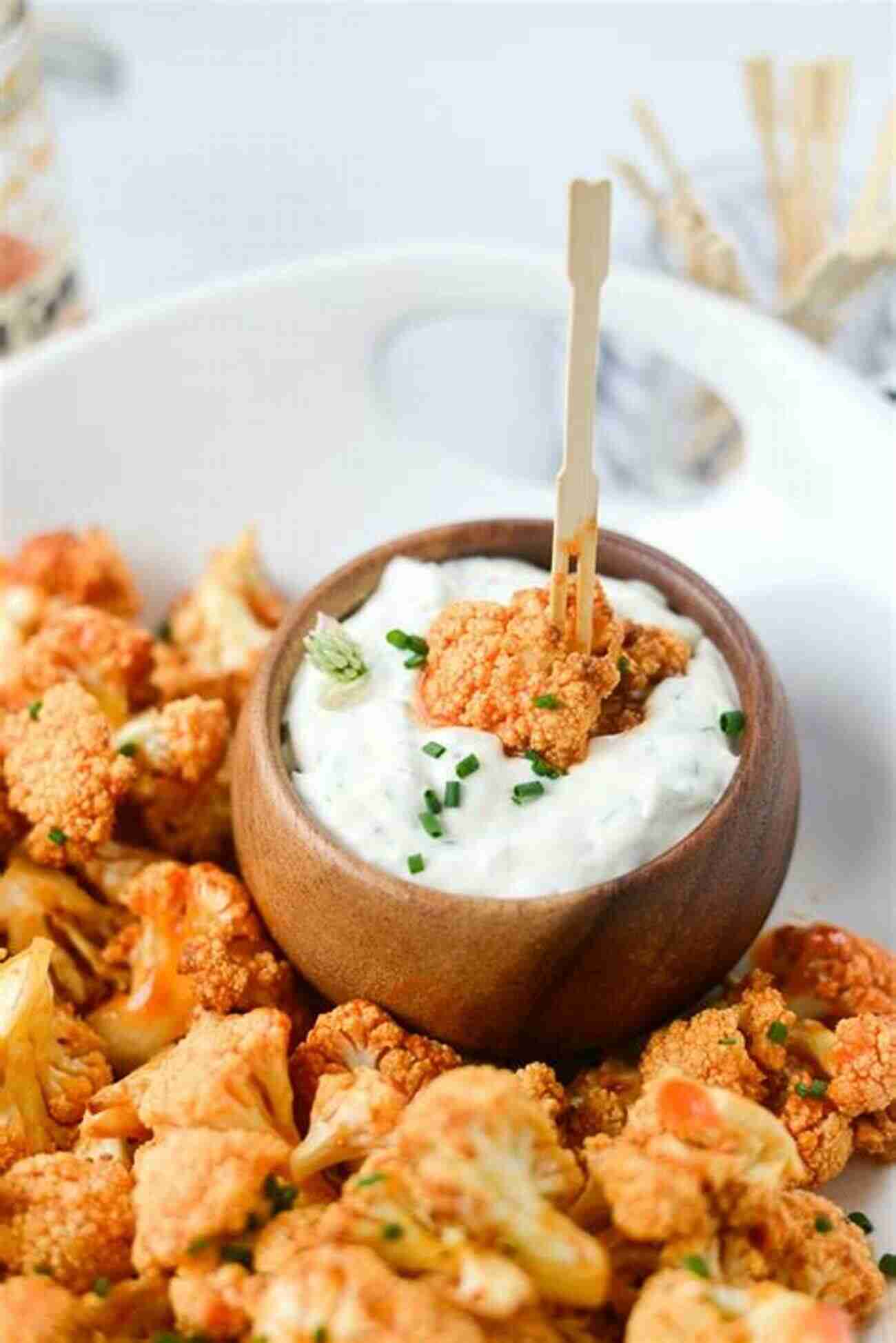 Flavorful Air Fryer Buffalo Cauliflower Bites Air Fryer Master: 30 Amazingly Easy Air Fryer Recipes To Roast Bake And Grill Healthy Fried Meals For Any Budget