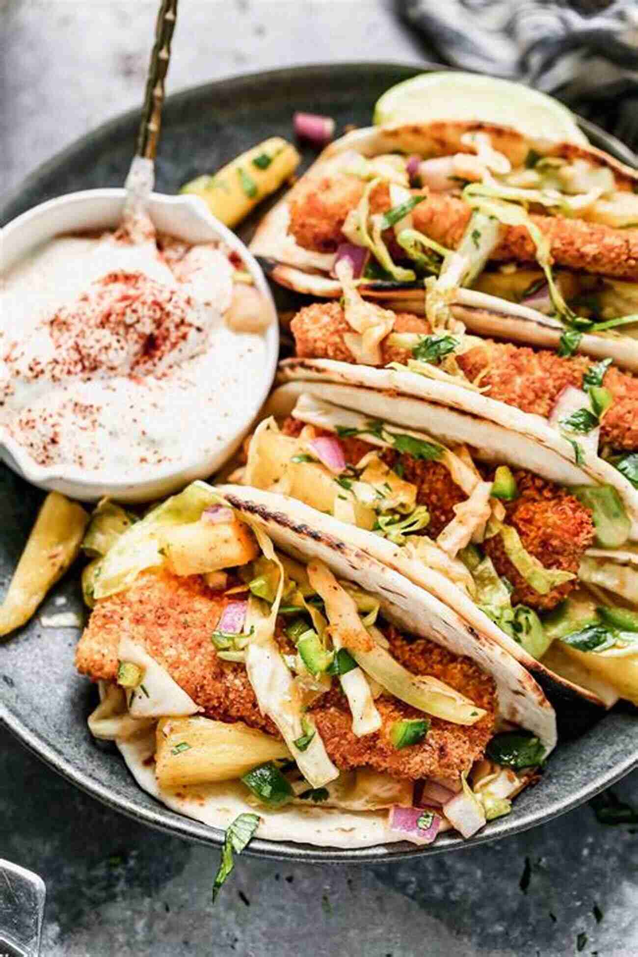 Flavorful Air Fryer Fish Tacos Air Fryer Master: 30 Amazingly Easy Air Fryer Recipes To Roast Bake And Grill Healthy Fried Meals For Any Budget