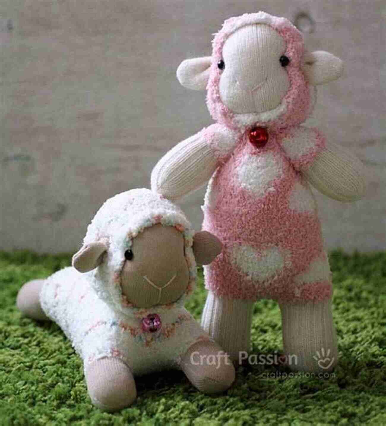 Fluffy Sock Sheep Made From Socks Socks Appeal: 16 Fun Funky Friends Sewn From Socks