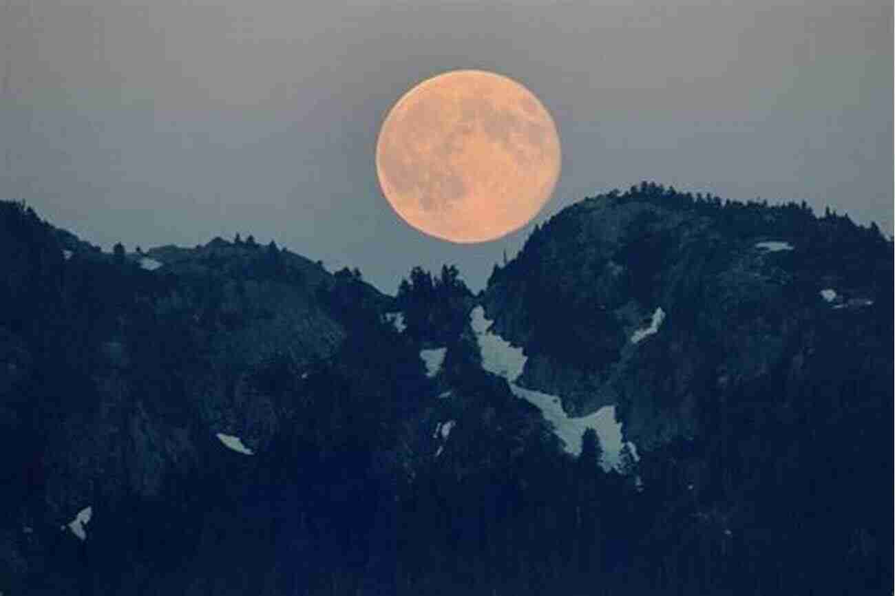 Full Moon Rising Above A Mountain Range Why Did The Moon Rise Too Soon