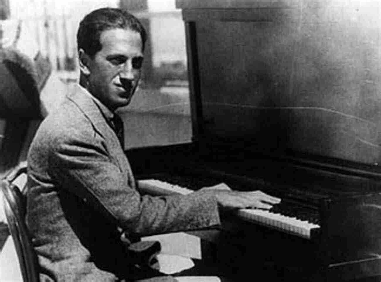 George Gershwin Passionately Playing The Piano While Composing His Masterpiece, Rhapsody In Blue. Gershwin At The Keyboard: For Intermediate To Advanced Piano