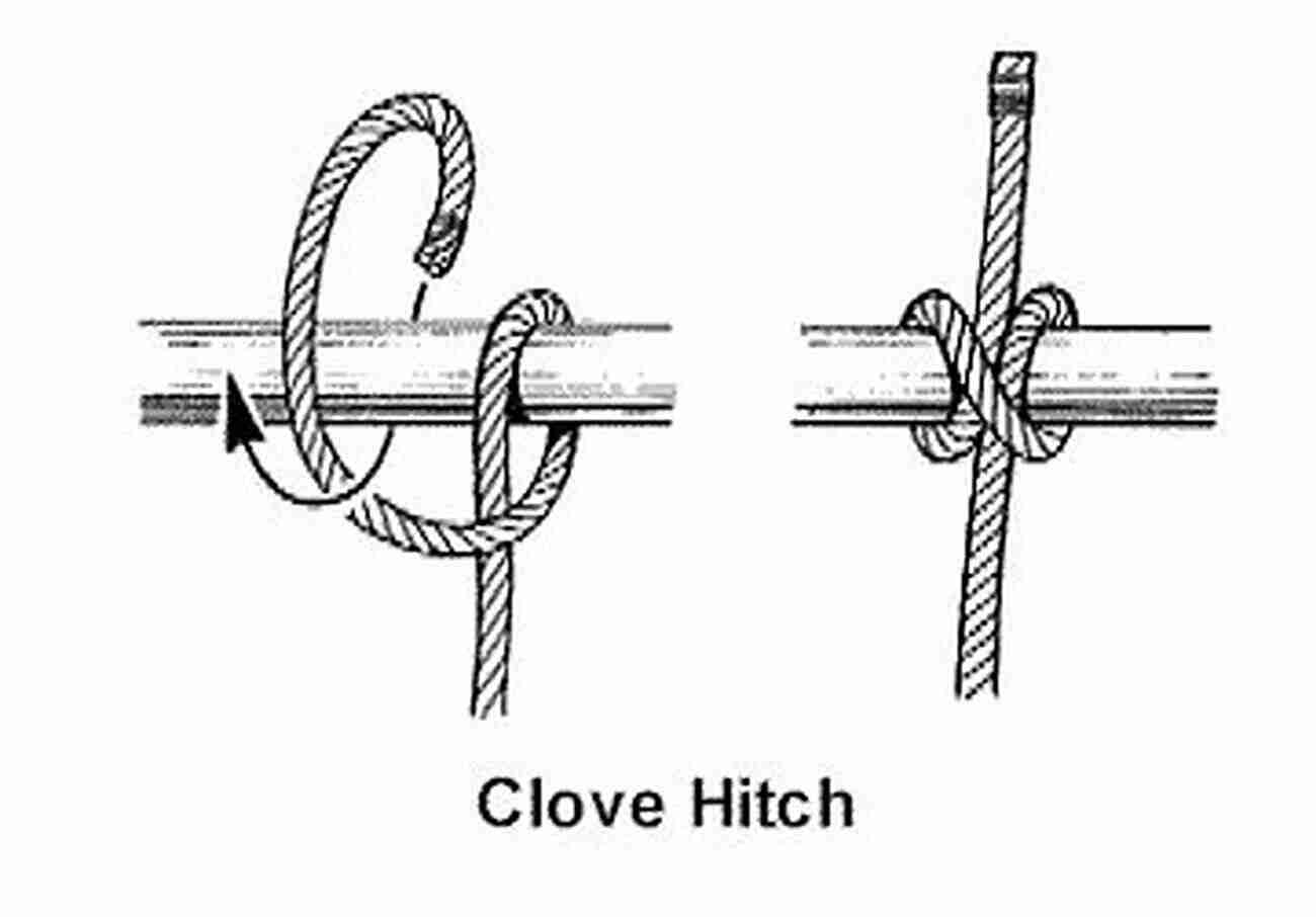 Illustration Of A Clove Hitch Knot Marine Knots: How To Tie 40 Essential Knots