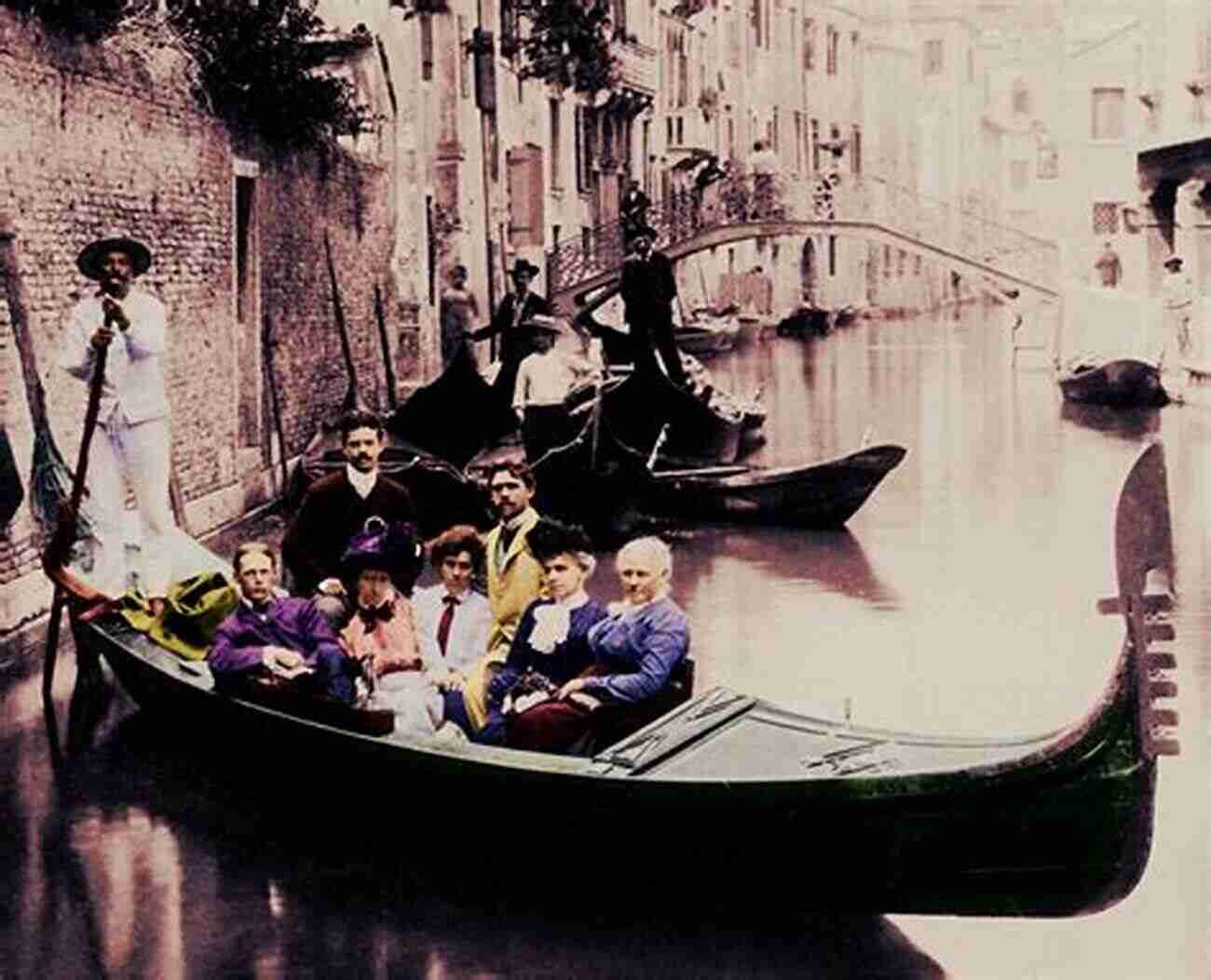 Illustration Of A Gondola In Venice During The Early 1900s Old Calabria: Travels Through Historic Rural Italy At The Turn Of The 20th Century (Illustrated)