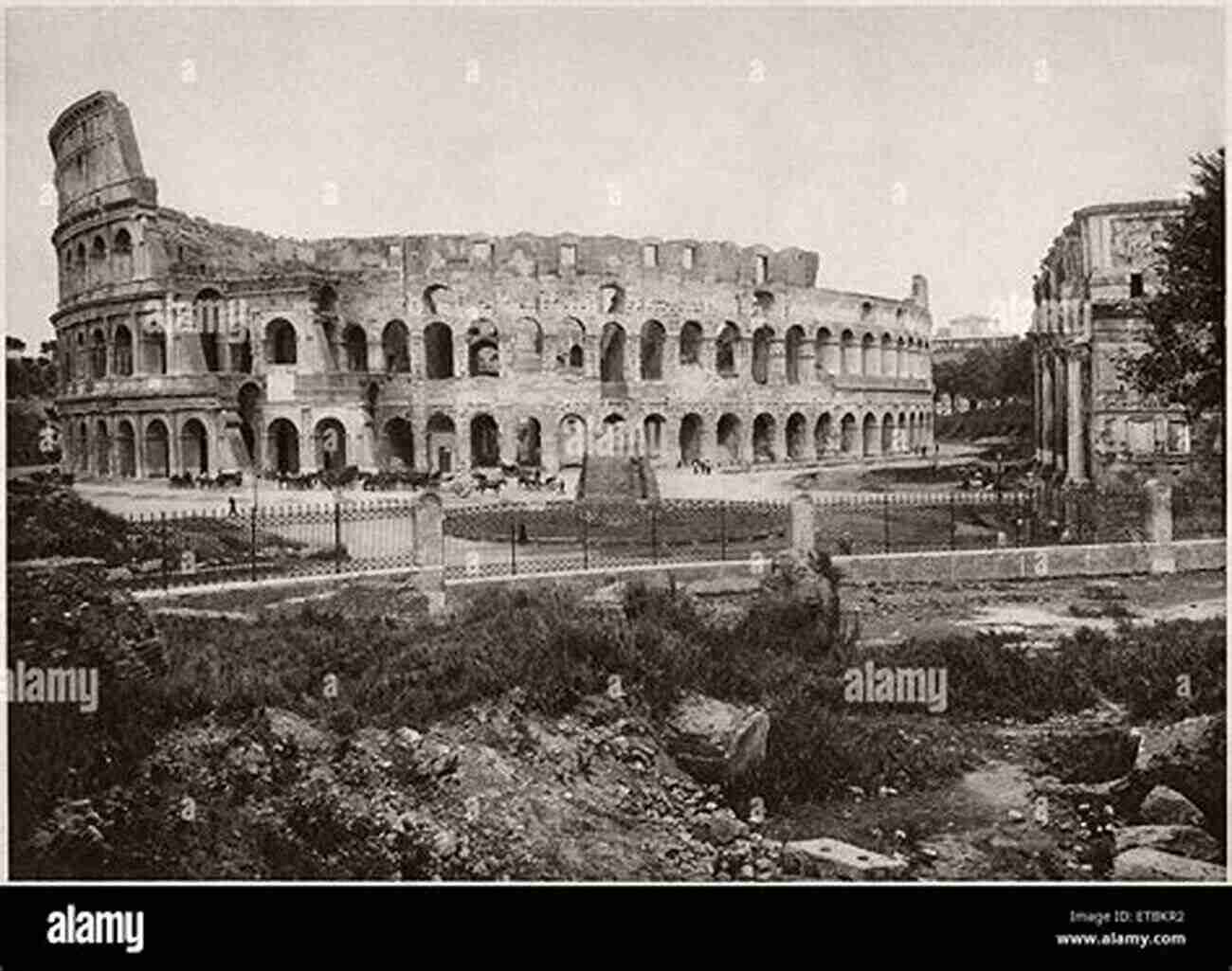 Illustration Of The Colosseum In Rome During The Early 1900s Old Calabria: Travels Through Historic Rural Italy At The Turn Of The 20th Century (Illustrated)