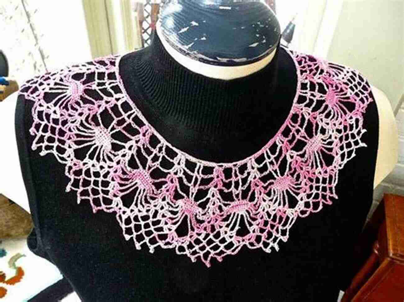 Intricate Crochet Lace Collar Lace And Lace Making (Dover Knitting Crochet Tatting Lace)