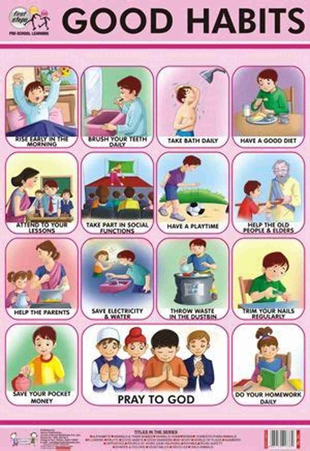 Kids Engaging In Good Habits And Manners Pack 6 In 1 Remis Family: 6 For Kids To Encourage Good Habits And Manners With Visual Reminders (Remis Family 2020 7)