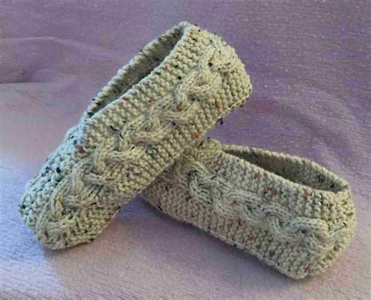 Knit Felted Slippers With A Cable Stitch Detail Four Felted Bags: Knit And Crochet Patterns For Felting