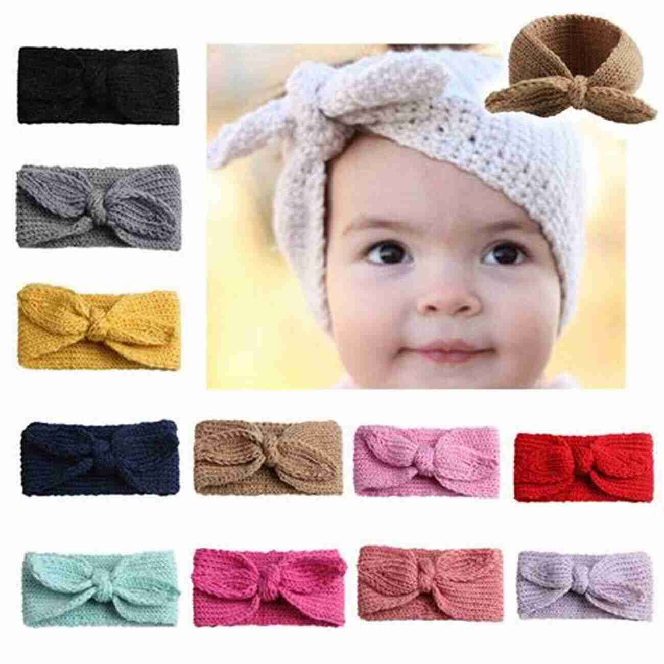 Knitted Baby Accessories, Including Headbands And Bow Ties Knit A Monster Nursery: Practical And Playful Knitted Baby Patterns