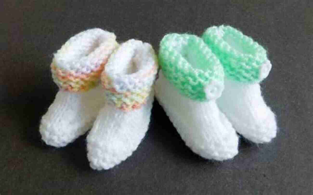 Knitted Baby Booties With Cute Buttons And Bows Knit A Monster Nursery: Practical And Playful Knitted Baby Patterns