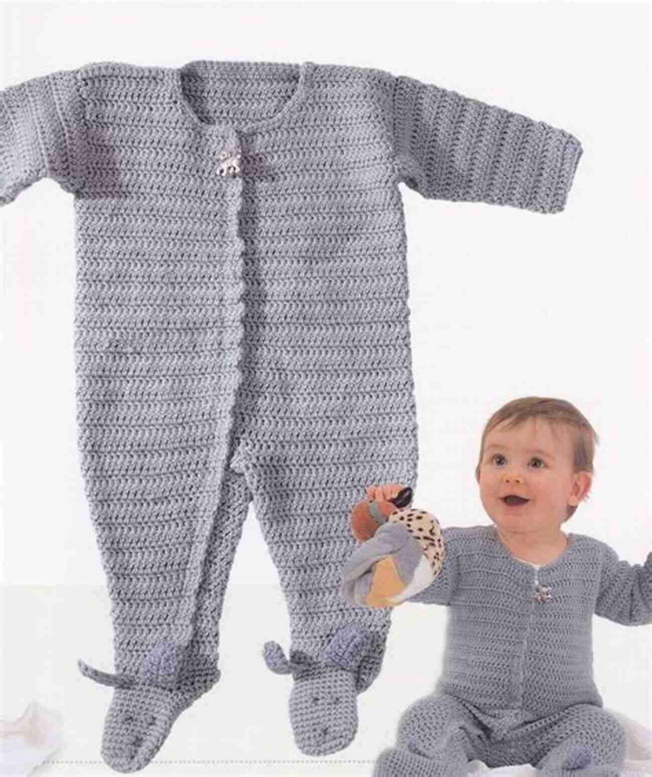 Knitted Baby Onesie Pajamas In Assorted Colors Knit A Monster Nursery: Practical And Playful Knitted Baby Patterns