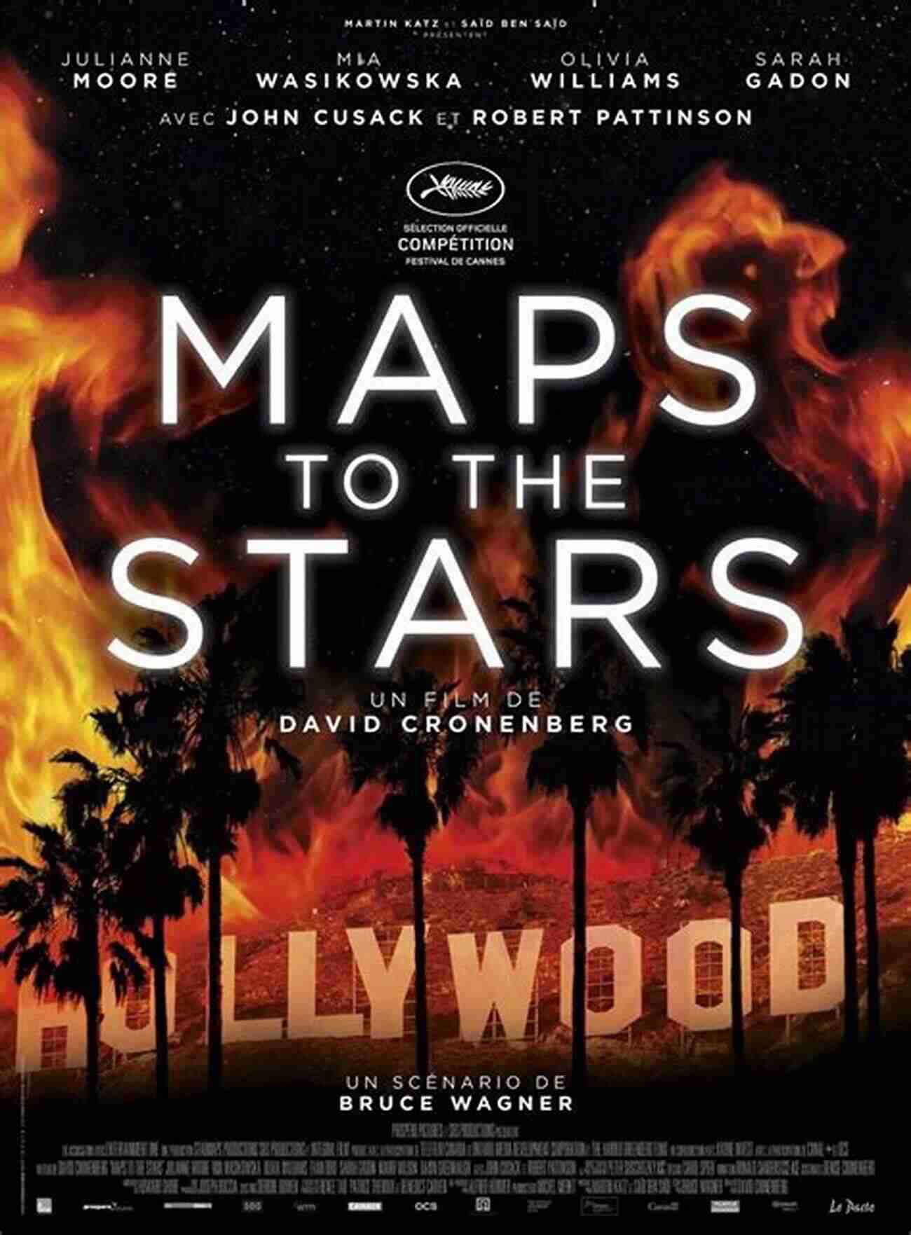 Map To The Stars Hollywood Movie Poster A Map To The Stars