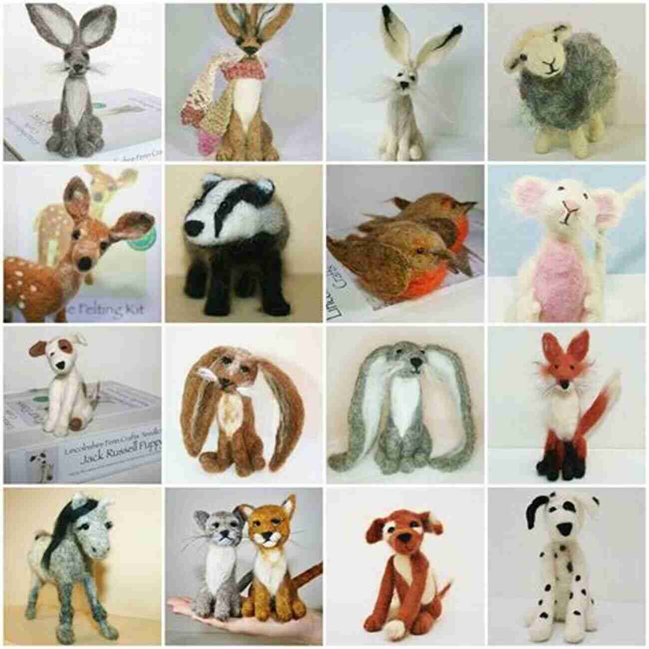 Needle Felted Animals Needle Felting Tutorials: Simple And Beautiful Patterns Using Needle Felting Technique You Can Follow