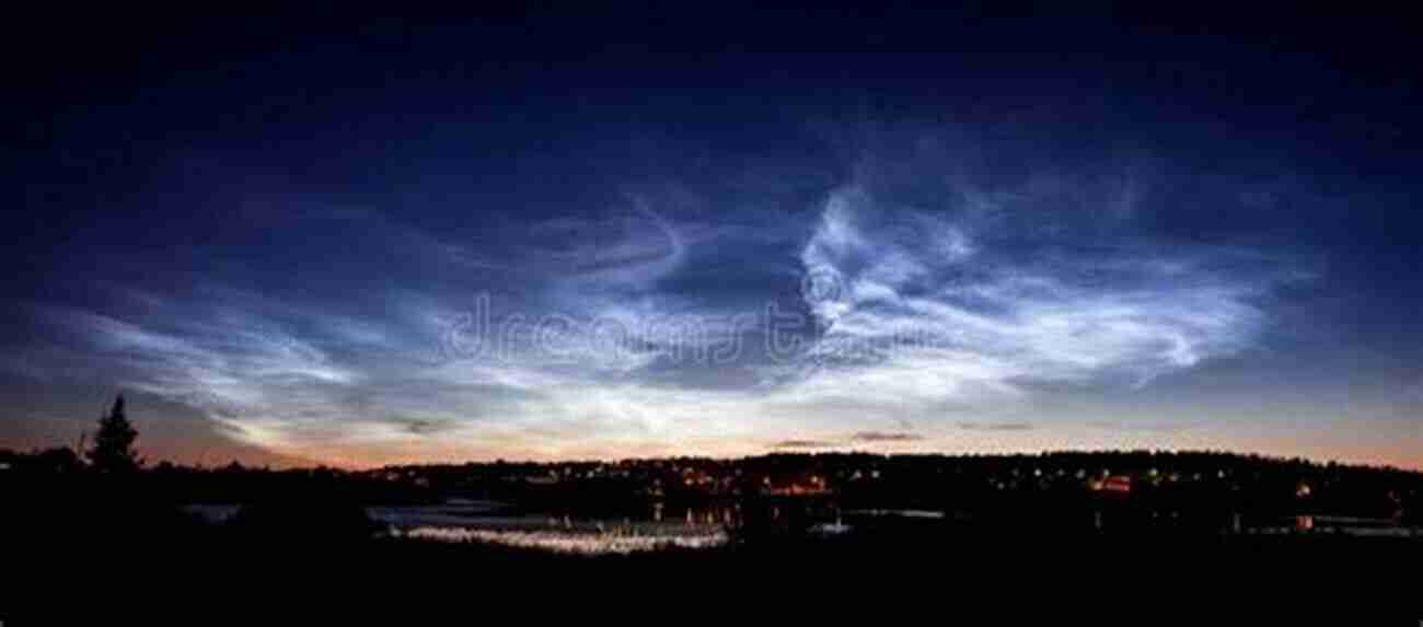 Noctilucent Clouds Illuminating The Night Sky With Their Pale Strands Of Light Cloud And Skyscapes: Images Of Clouds And The Sky