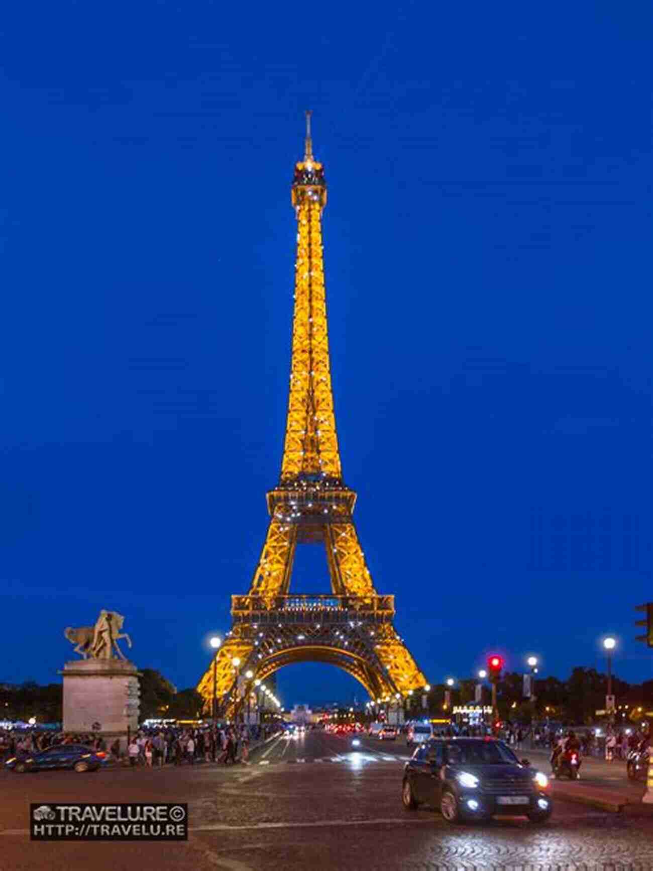 Paris At Night: A Captivating View Of The Illuminated Eiffel Tower And Its Surroundings Paris To The Past: Traveling Through French History By Train