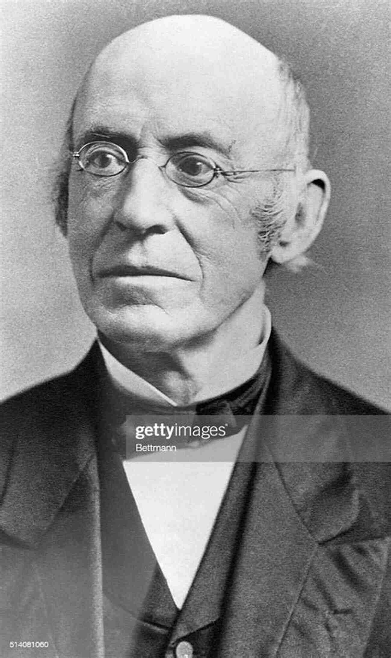 Portrait Of William Lloyd Garrison, A Determined Abolitionist Standing Tall Against The Backdrop Of Change. All On Fire: William Lloyd Garrison And The Abolition Of Slavery