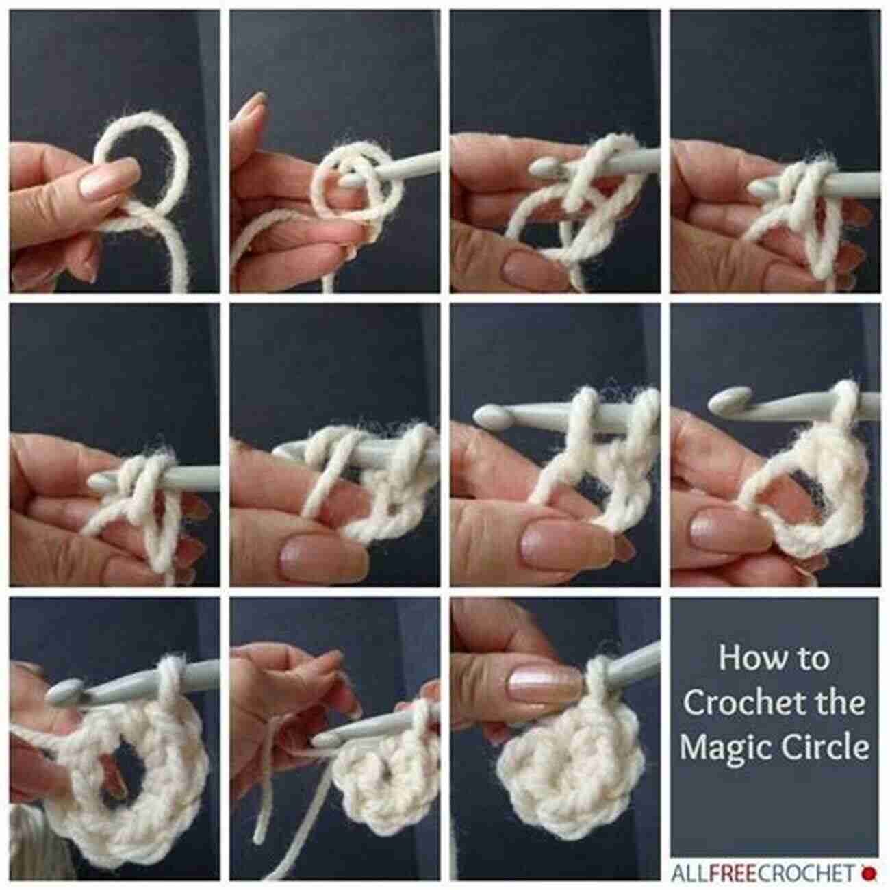 Step 2: Crocheting The Starting Rounds Learn To Crochet Top Down Beanies