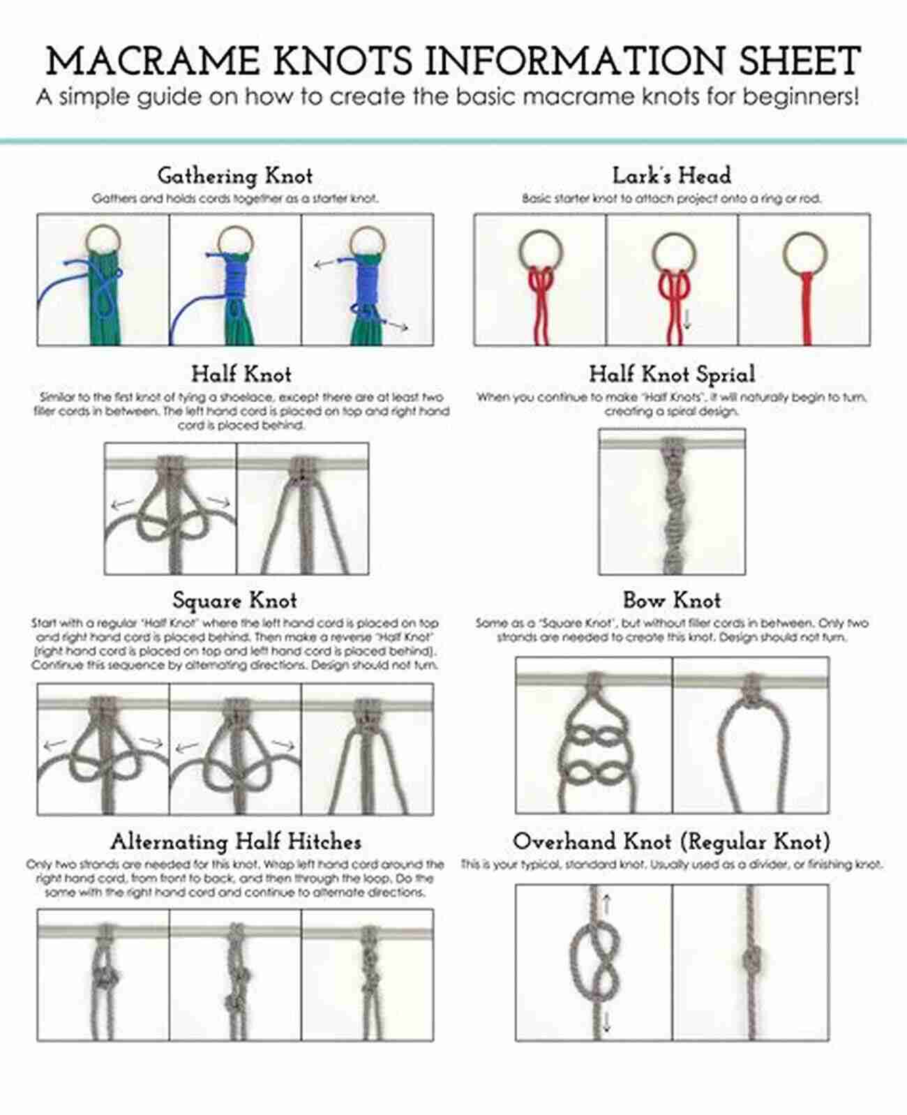 Step By Step Guide To Creating Basic Knots With 15 Amazing DIY Projects For Your Home MODERN MACRAME: Master How To Create Basic Knots With 15 Awesome Projects For Your Homes And Gardens