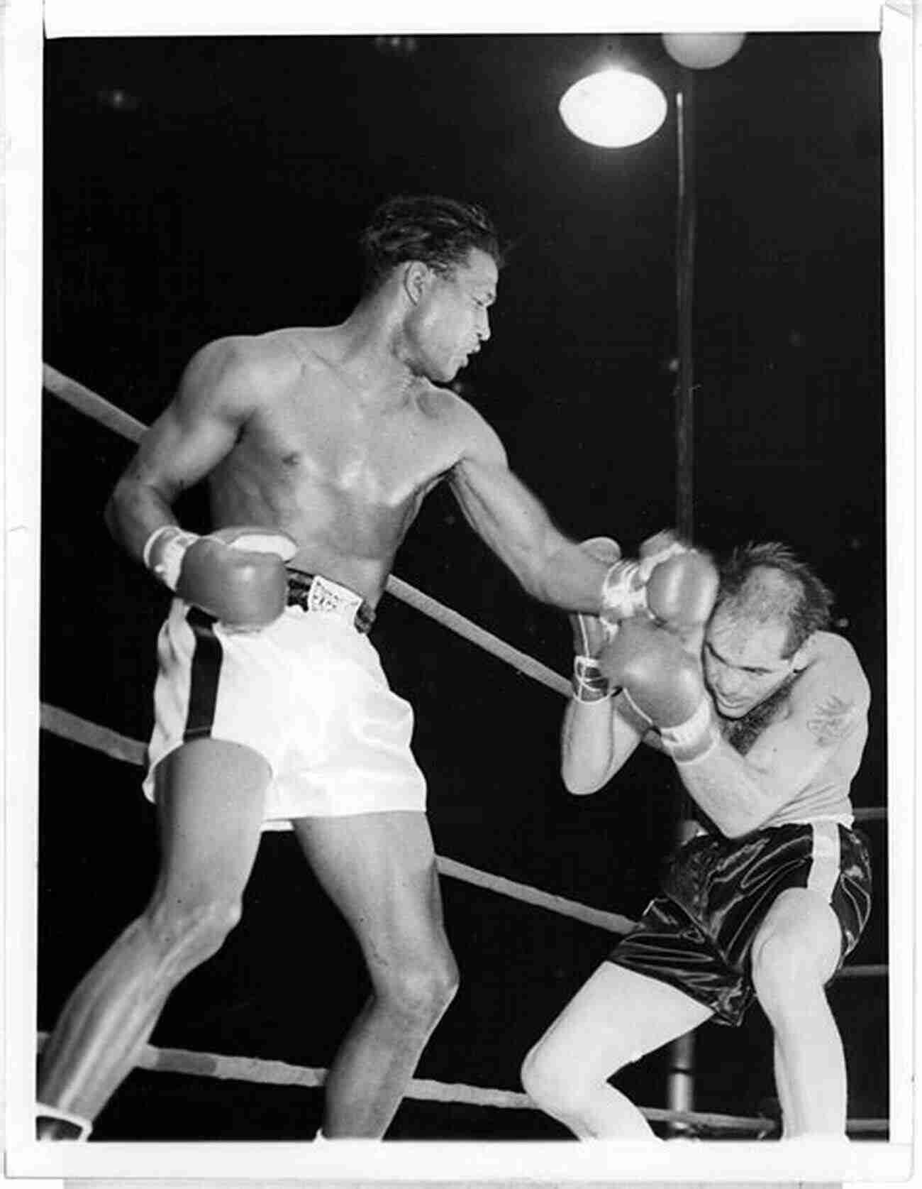 Sugar Ray Robinson Boxing On The Ring With His Iconic Moves And Style Sweet Thunder: The Life And Times Of Sugar Ray Robinson