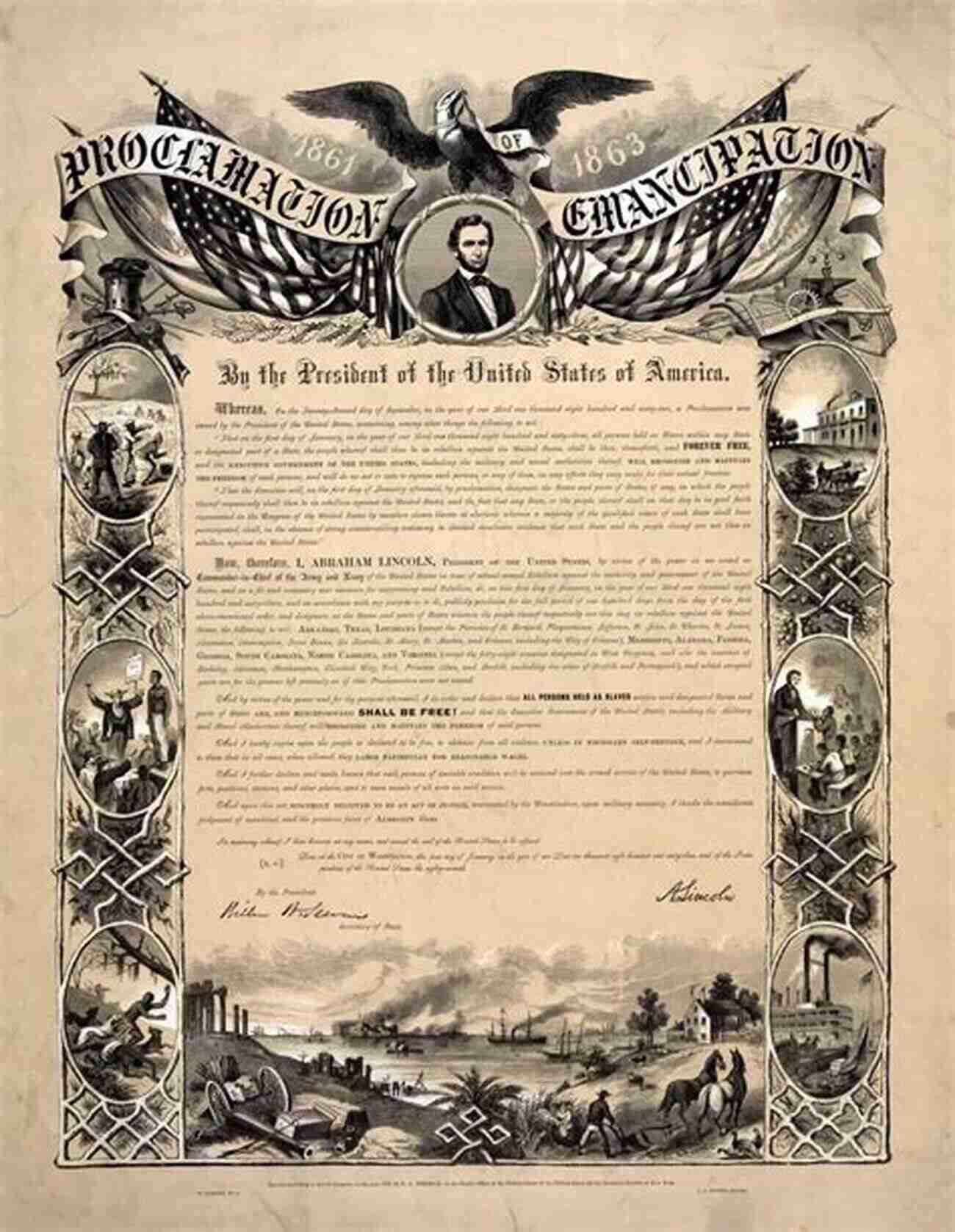 The Emancipation Proclamation Document Underground Railroad : The Road To Freedom U S Economy In The Mid 1800s History Of Slavery History 5th Grade Children S American History Of 1800s