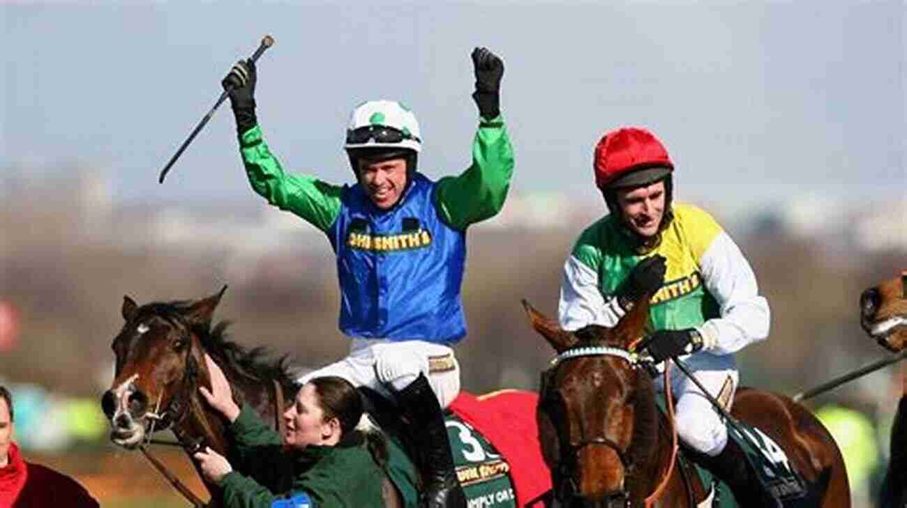 Timmy Murphy Celebrating His Victory In The Grand National Riding The Storm Timmy Murphy