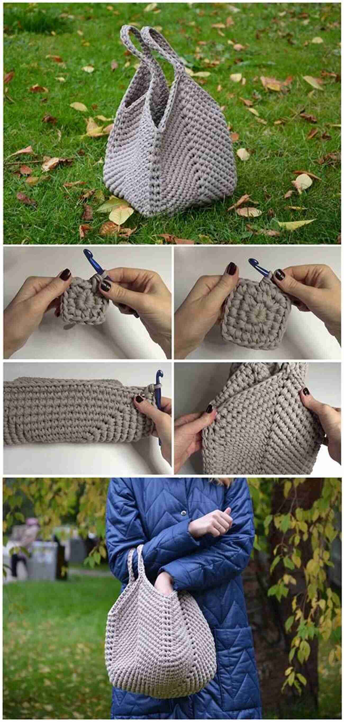 Step By Step Guide To Create Beautiful Bags Through Crochet Beautiful Bags Crochet Guide: Crochet Bag Patterns: Bag Crochet Ideas