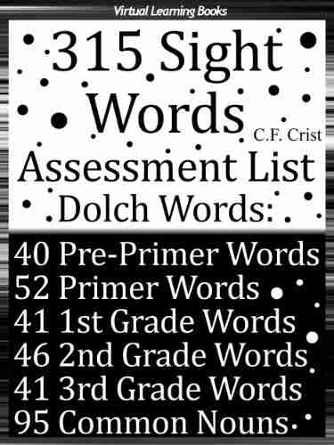 First 315 Sight Words Assessment List (Dolch Words) Learn to Read Spell (Childrens Learn To Read (Kids Learning To Read))