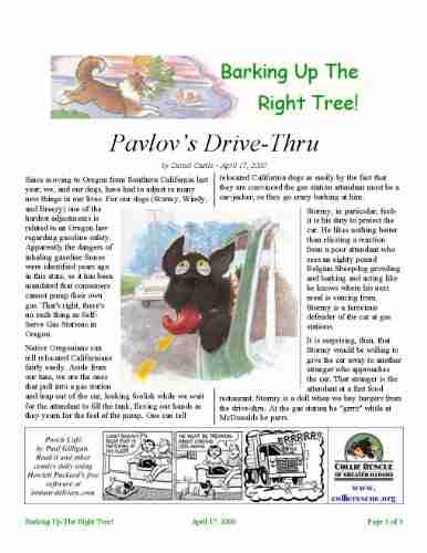 Pavlov S Drive Thru (Barking Up The Right Tree 20000417)