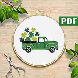 St Patricks Truck Cross Stitch Pattern PDF